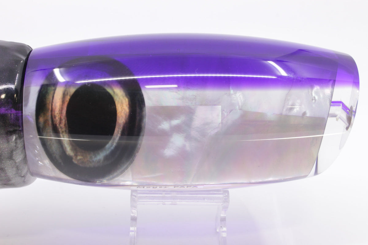 Moyes Lures White MOP Purple Back Papa Teaser 30.5oz Fire Tailz Purple Drip - Teasers (view 3 of 8)