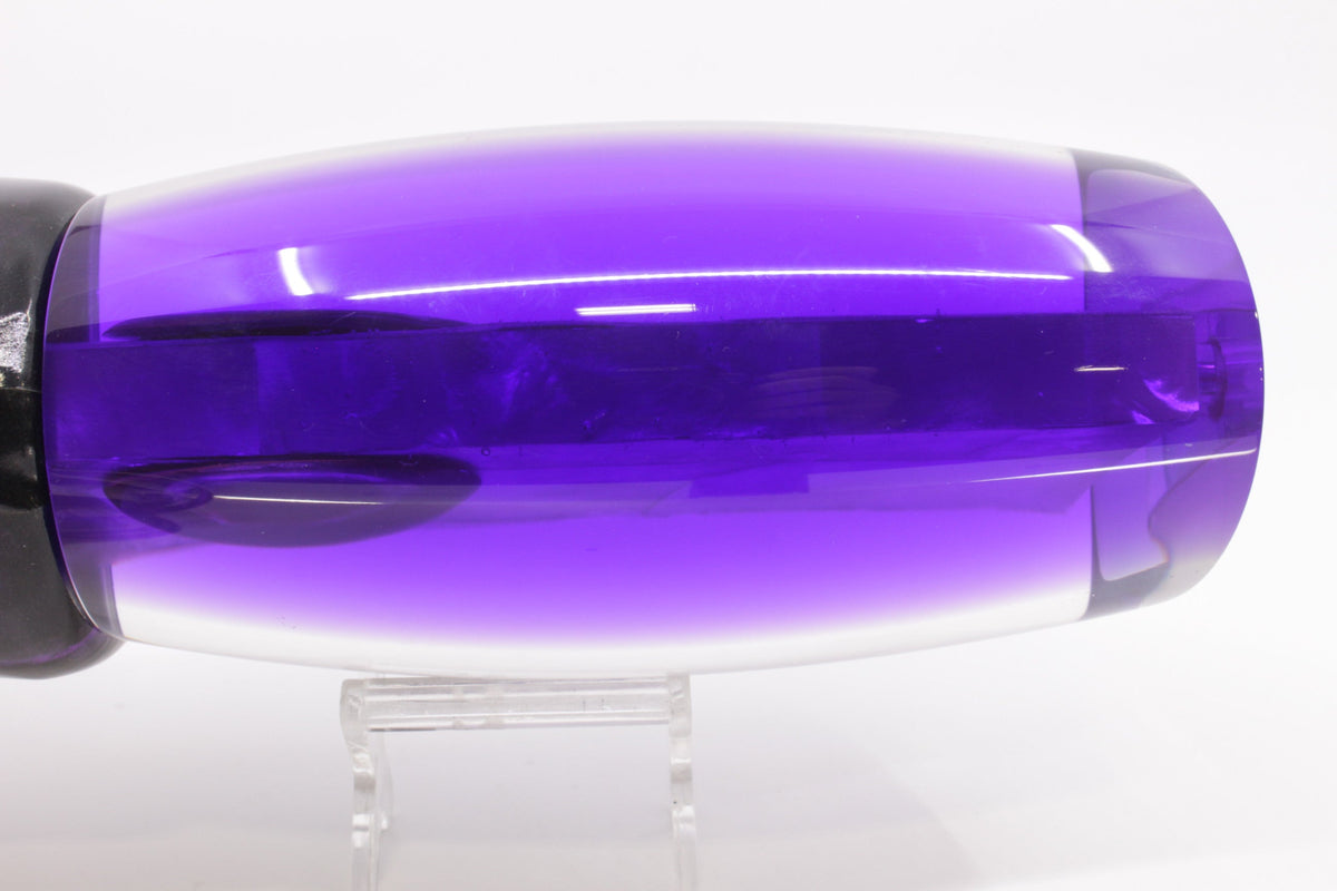 Moyes Lures White MOP Purple Back Papa Teaser 30.5oz Fire Tailz Purple Drip - Teasers (view 6 of 8)