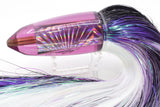 Koya Lures Purple Rainbow Starburst AK Bullet 12" 14.5oz EZ Flash Black-Purple-White