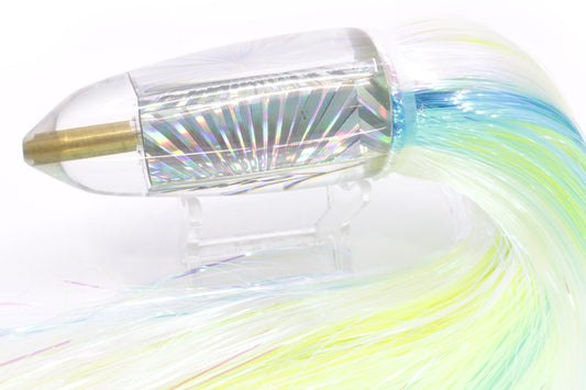 Koya Lures Silver Rainbow Starburst AK Bullet 12" 14.5oz EZ Flash Feathersword