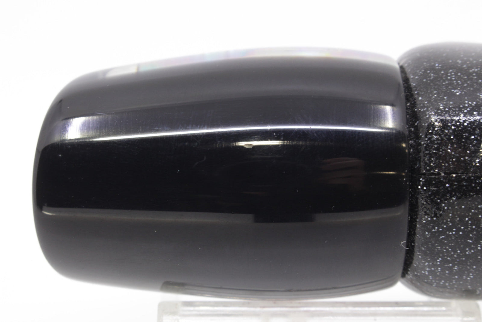 Marlin Magic Blue-Purple Abalone Black Back Red Eyes Baby Ruckus 10" 5.5oz Vinyl (damage) - Trolling Lures (view 7 of 8)