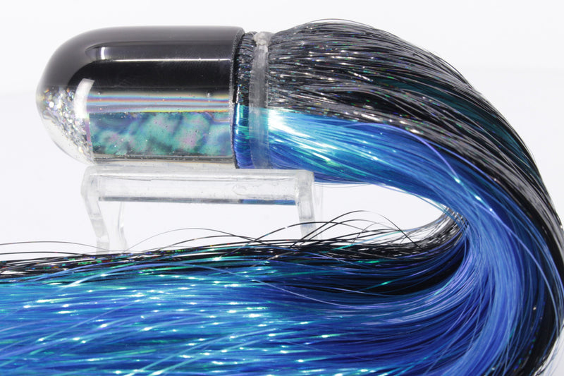 Marlin Magic Lures Blue-Purple Abalone Black Back Jumbo AP Bullet 9" 6oz Strobez (view 1 of 7)