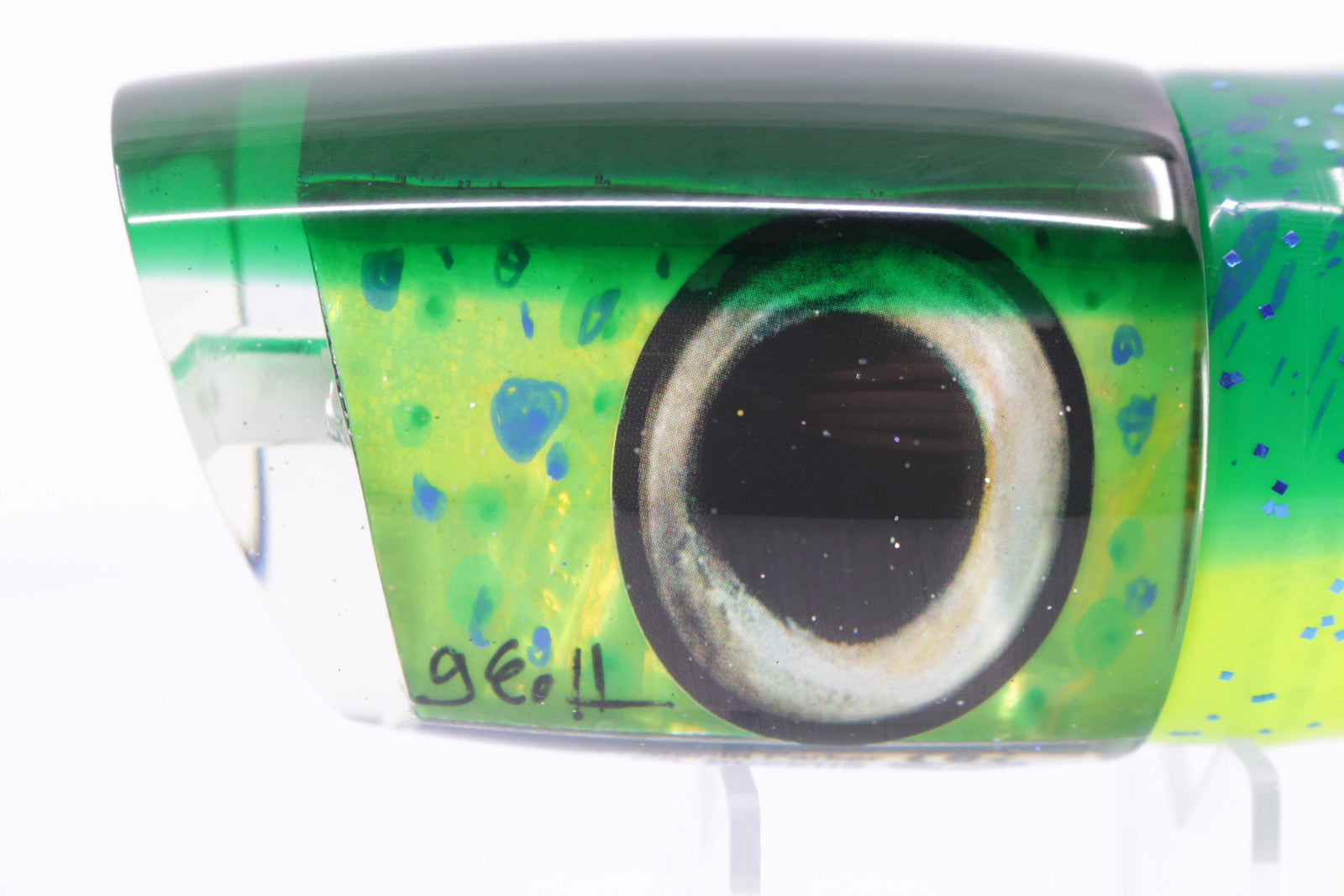Marlin Magic Mahi Mahi MOP Green Back Large Ruckus 14" 13oz Skirted Mahi - Trolling Lures (view 3 of 7)