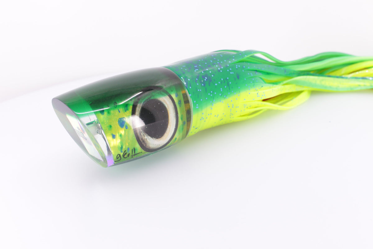Marlin Magic Mahi Mahi MOP Green Back Large Ruckus 14" 13oz Skirted Mahi - Trolling Lures (view 1 of 7)