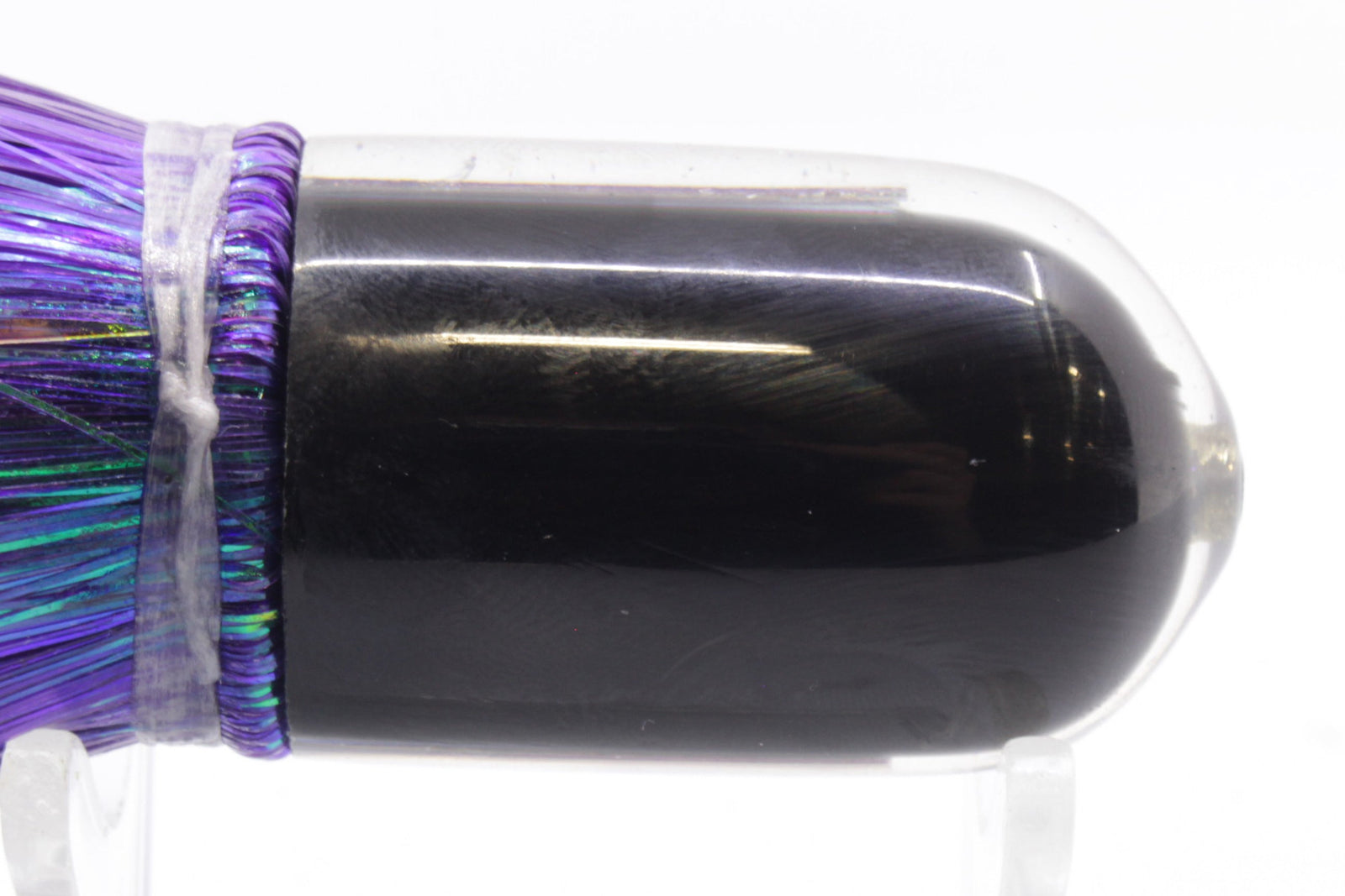 Marlin Magic Lures Purple MOP Black Back Jumbo AP Bullet 9" 6oz Strobez Purple (view 5 of 7)