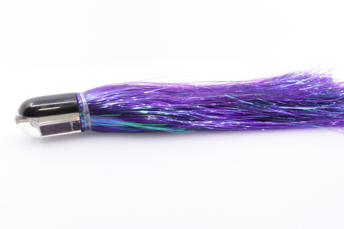 Marlin Magic Lures Purple MOP Black Back Jumbo AP Bullet 9" 6oz Strobez Purple
