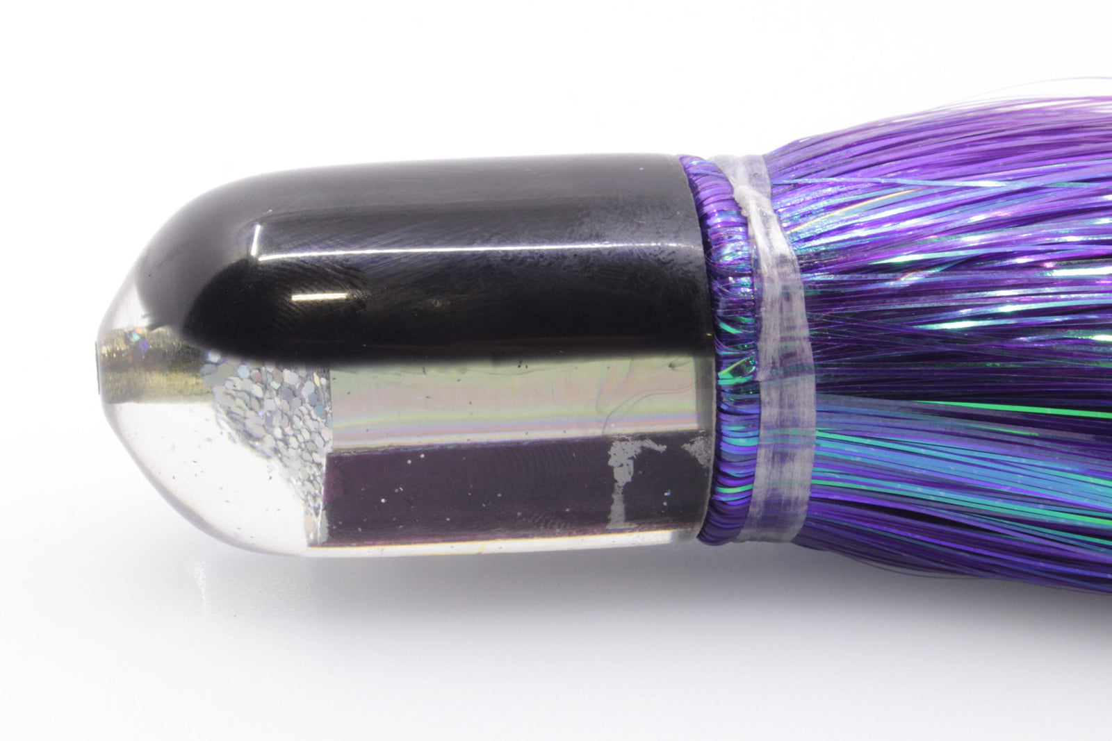 Marlin Magic Lures Purple MOP Black Back Jumbo AP Bullet 9" 6oz Strobez Purple (view 3 of 7)