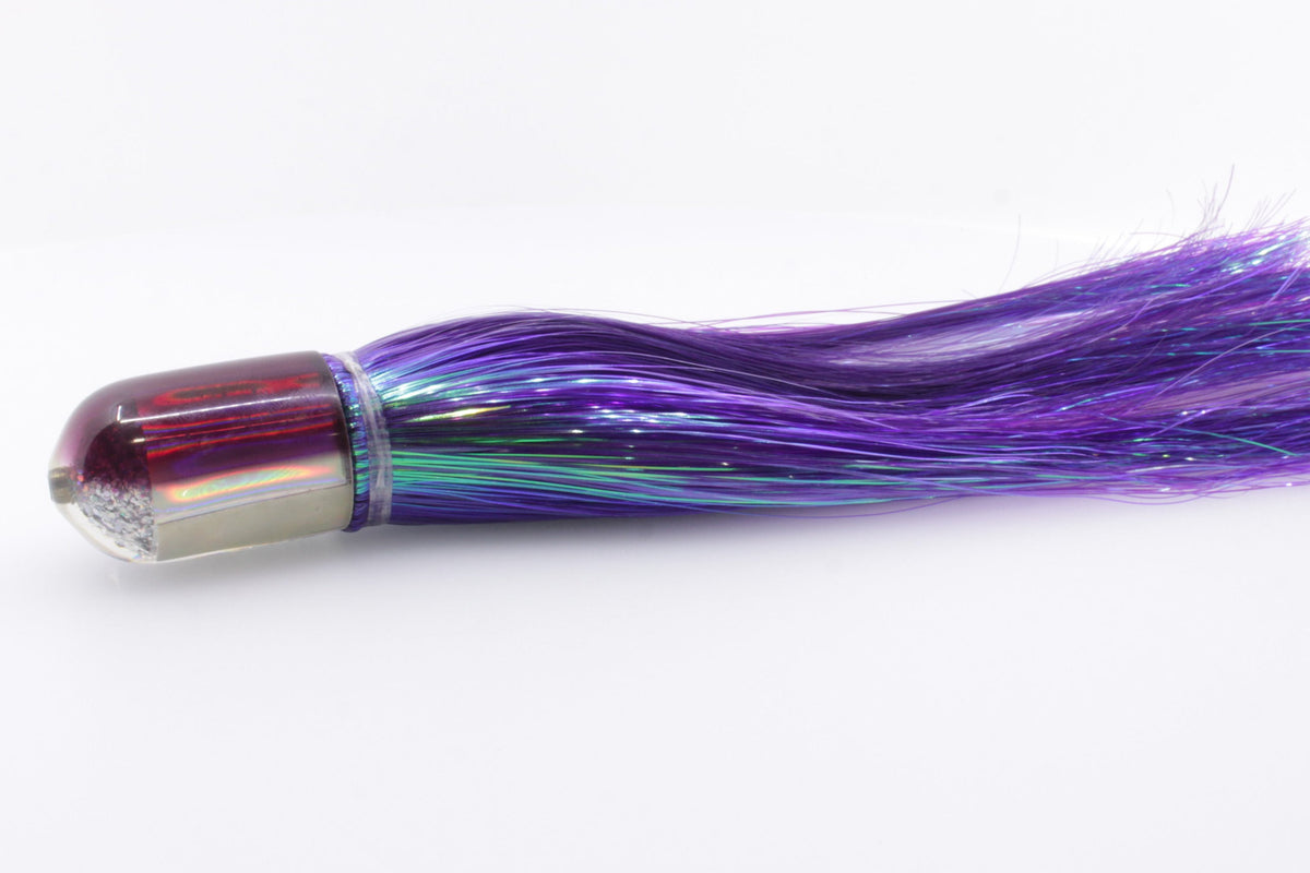 Marlin Magic Lures White MOP Purple Back Jumbo AP Bullet 9" 6oz Strobez Purple/White (view 2 of 7)