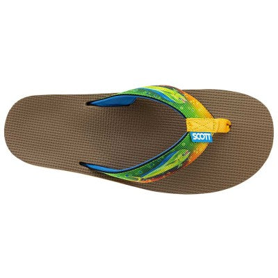 BobMarlinGear Scott Hawaii Sandals - Kaiko (Dark Mahi) - Slipper - US: 11  | UE: 44