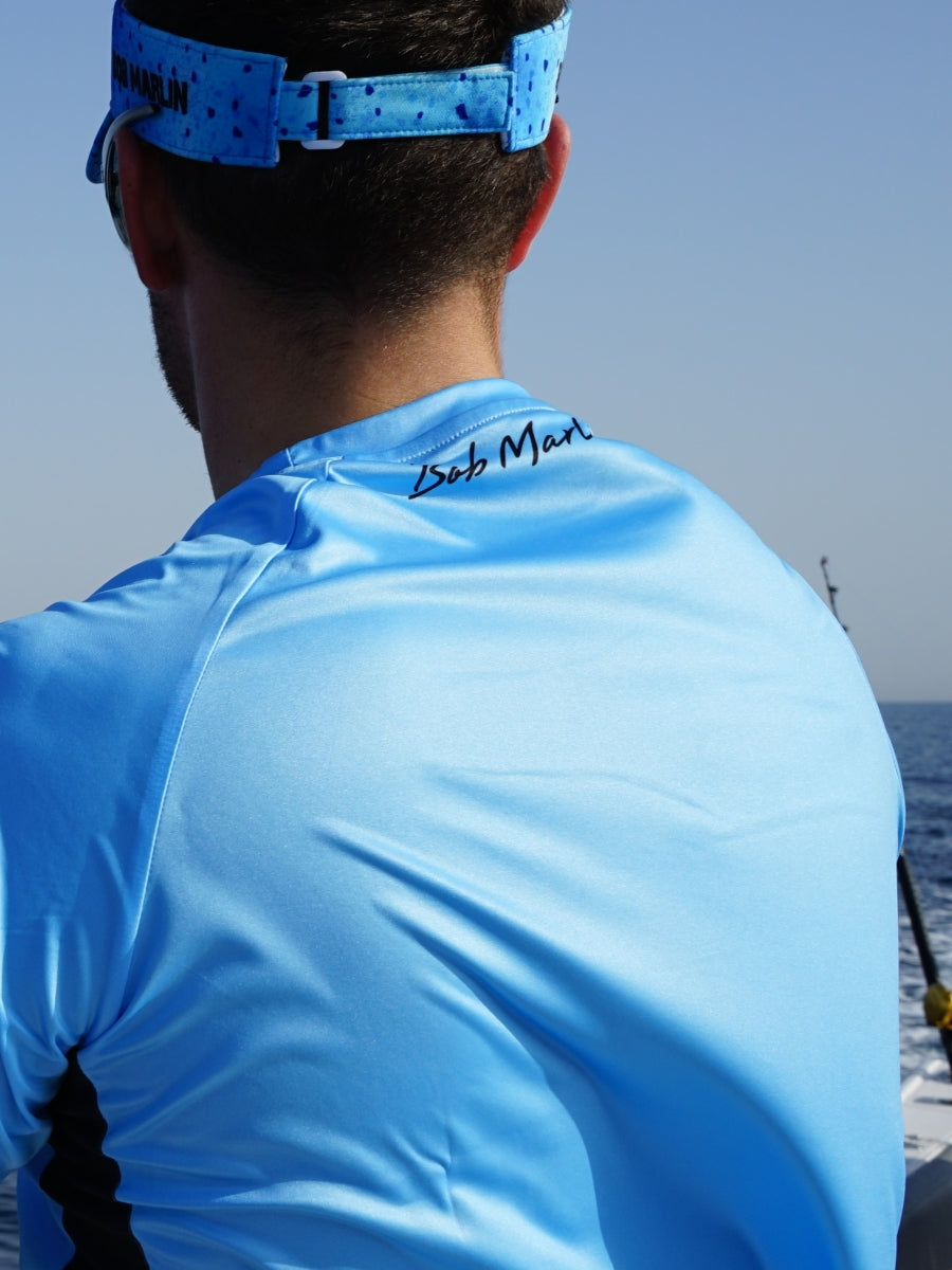 Bob Marlin Performance Shirt BM Light Blue (view 4 of 4)