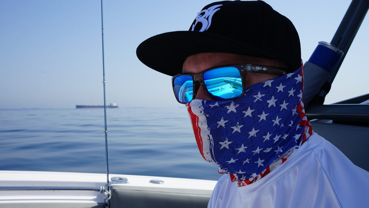 Bob Marlin Face Shield USA Flag (view 1 of 3)