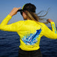قميص الأداء النسائي Ocean Marlin Yellow