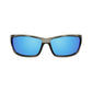INSALT MIMB-BL Angler Pro Mission Matte Black Polarized Recycled Sunglasses - Blue
