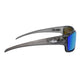INSALT MIMB-BL Angler Pro Mission Matte Black Polarized Recycled Sunglasses - Blue