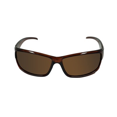 INSALT MITBR-BR Angler Pro Mission Transparent Brown Polarized Recycled Sunglasses - Brown
