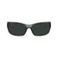 INSALT MITG-B Angler Pro Mission Transparent Grey Polarized Recycled Sunglasses - Black