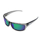 INSALT MITG-GR Angler Pro Mission Transparent Grey Polarized Recycled Sunglasses - Green