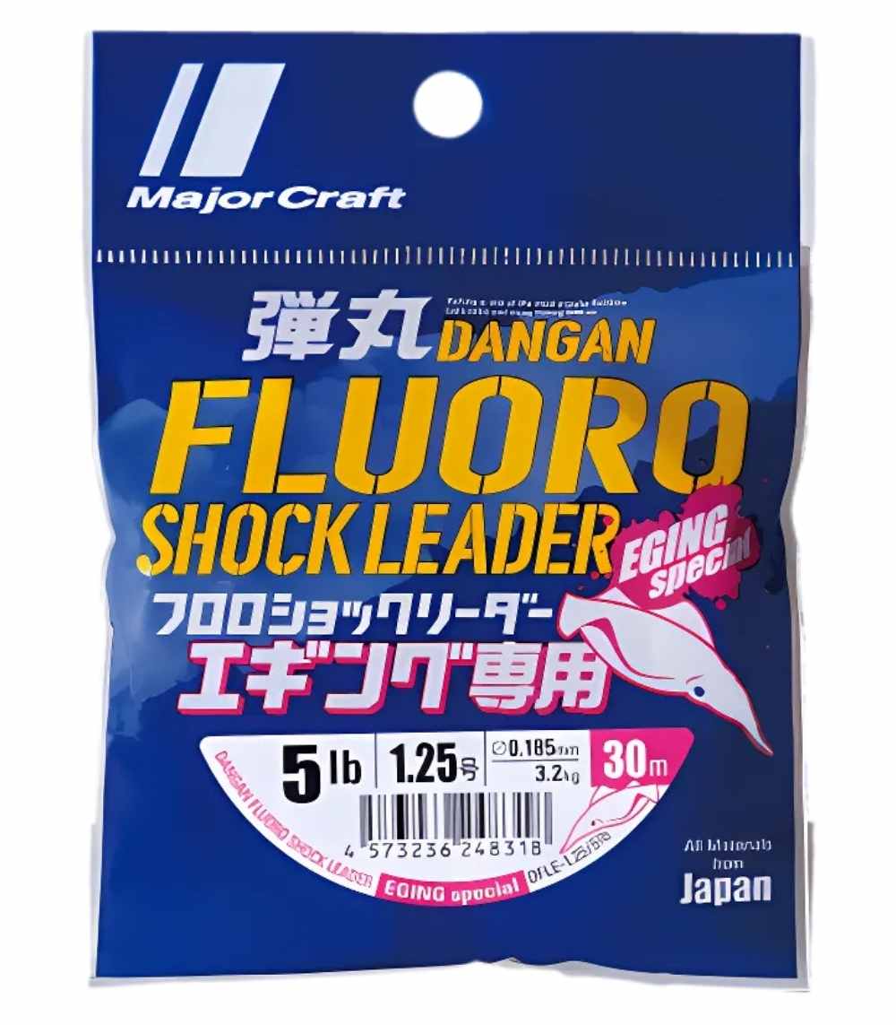 Major Craft Dangan Fluoro Shock Leader 30m Line - PE 3.0 (12 lb)