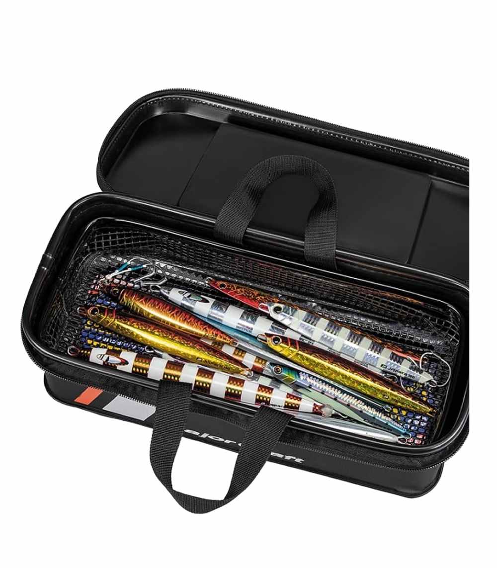 Major Craft Jig Bag Set – Black Fishing Tackle Bag - Storage & Boxes (view 1 of 2)