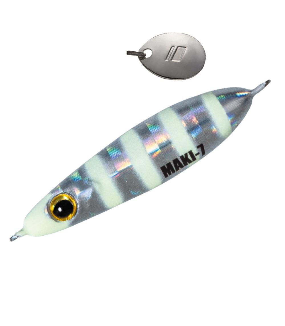 Major Craft Jigpara Maki Jig Micro - Jigs - #007 Zebra Glow, 10 g