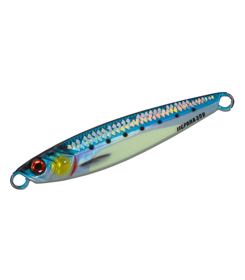 Major Craft Jigpara Short Jig - Jigs - #063 2Tone Sardine Zebra, 30 g