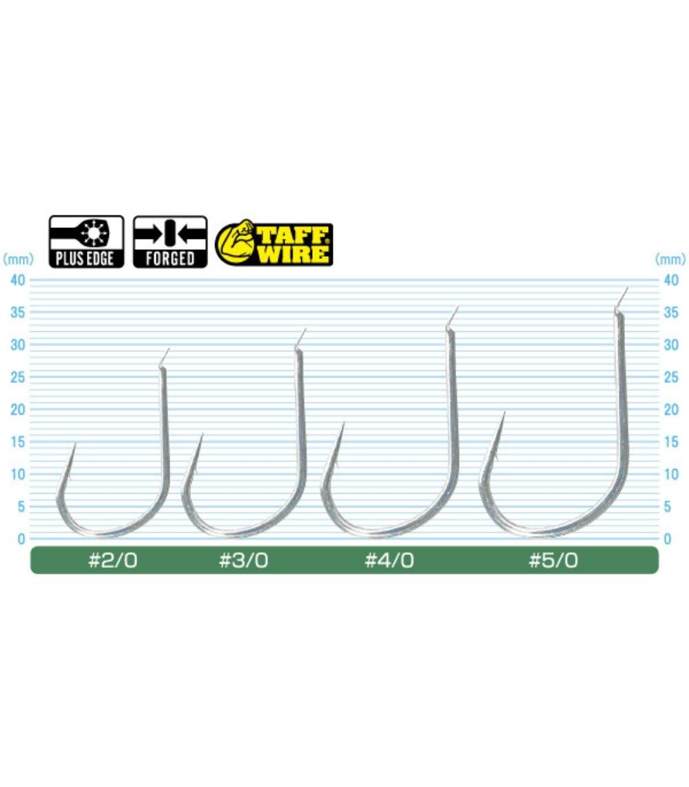 Owner Cultiva 11726 JF-23 Jigger Light Saber Trigger Jigging Hook - JF-23- 3/0
