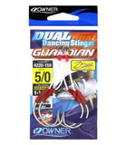 Owner Cultiva 4220 JF-27 Dual Dancing Stinger Guardian Hook|Owner Cultiva 4220 JF-27 Dual Dancing Stinger Guardian Hook