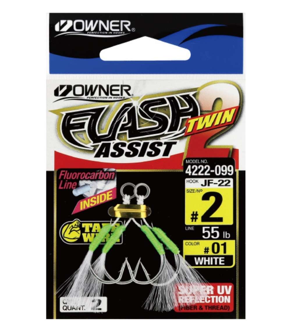 Owner Cultiva 4222 JF-22 Flash Twin Assist Hook|Owner Cultiva 4222 JF-22 Flash Twin Assist Hook|Owner Cultiva 4222 JF-22 Flash Twin Assist Hook