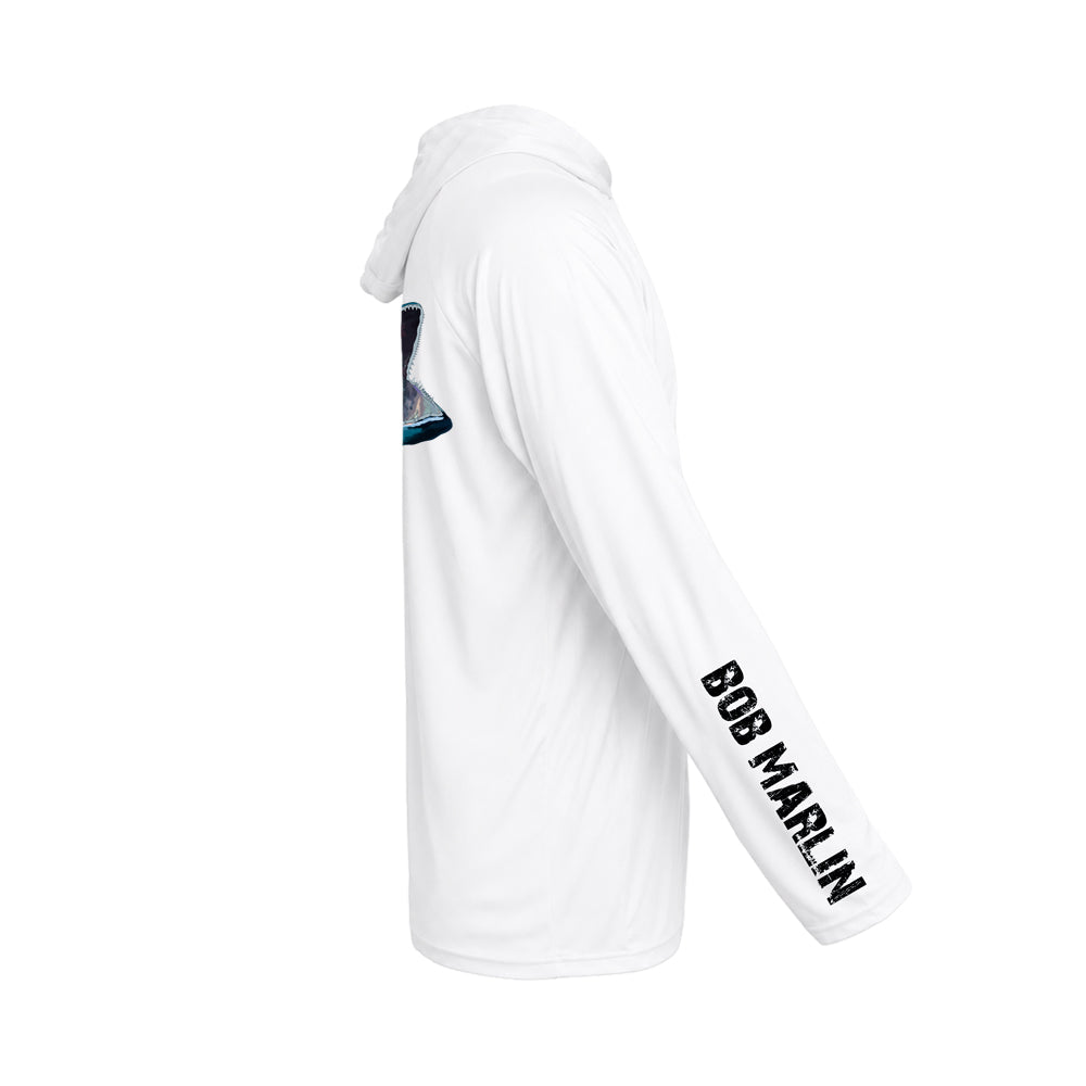 Bob Marlin Performance Hoody Natty King White