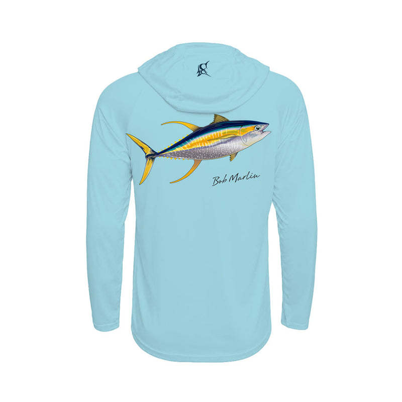 Bob Marlin Performance Hoody Natty Tuna Coastal Blue