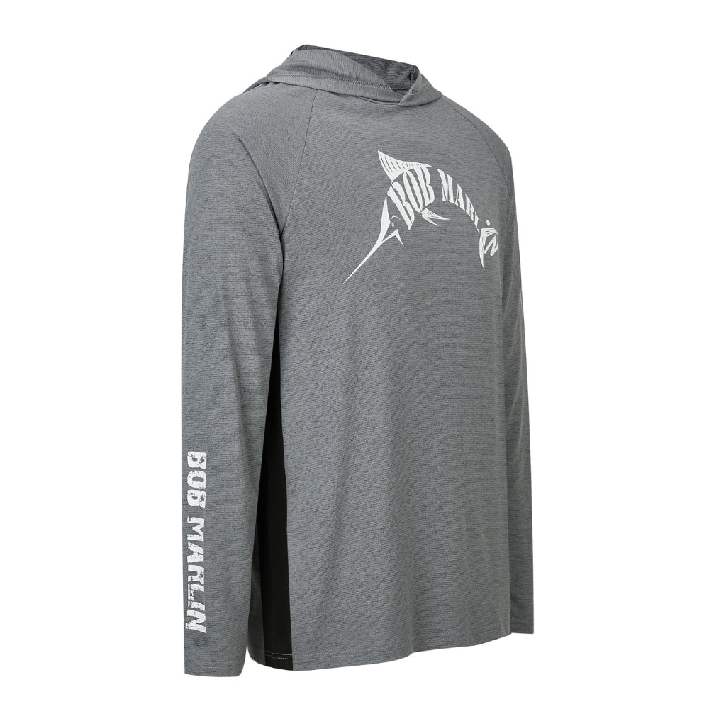 Bob Marlin Cationic Performance Hoody Steel Grey