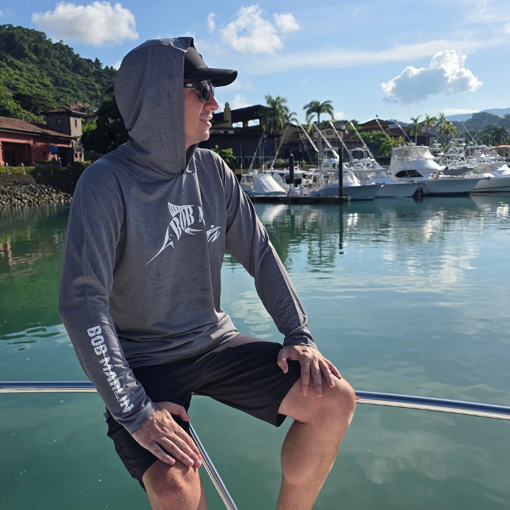 Bob Marlin Cationic Performance Hoody Steel Grey