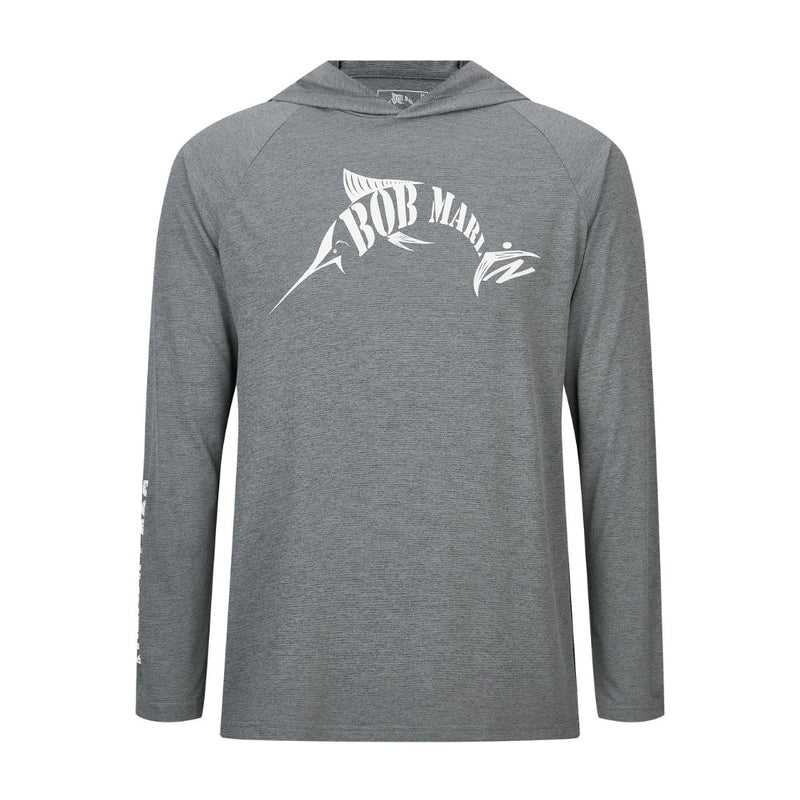 Bob Marlin Cationic Performance Hoody Steel Grey
