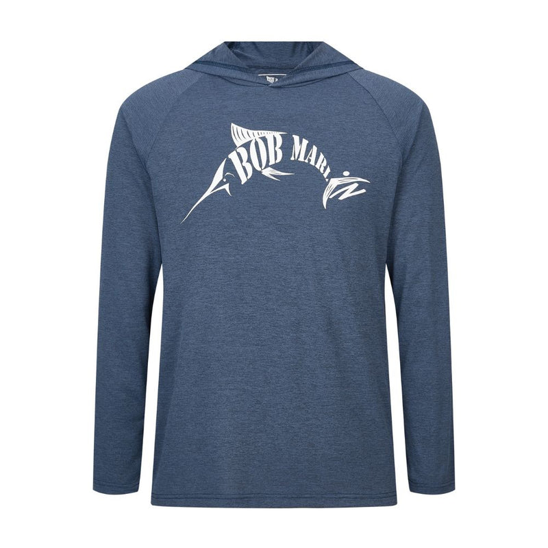 Bob Marlin Cationic Performance Hoody Night Blue