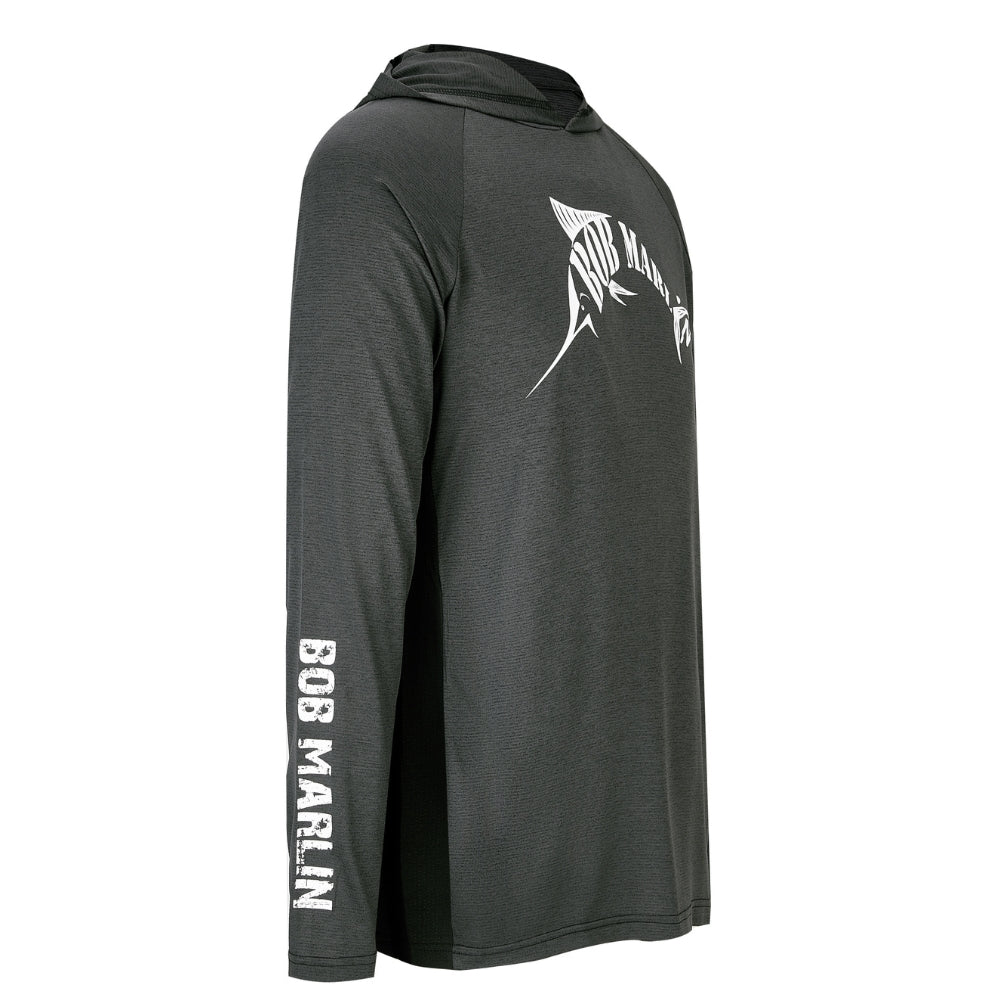 Bob Marlin Cationic Performance Hoody Charcoal Black