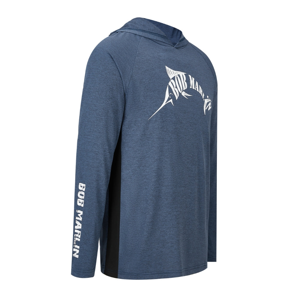 Bob Marlin Cationic Performance Hoody Night Blue