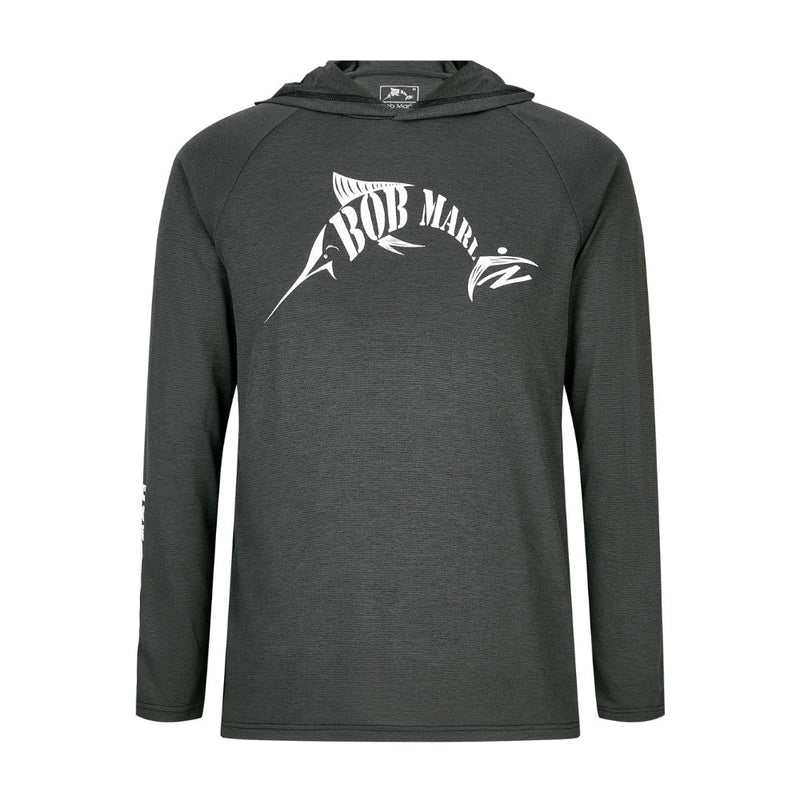Bob Marlin Cationic Performance Hoody Charcoal Black