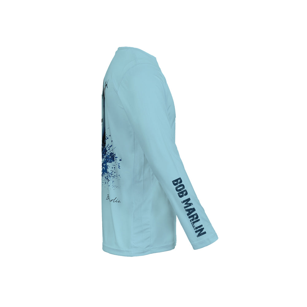 Bob Marlin Performance Shirt Bazaruto Coastal Blue