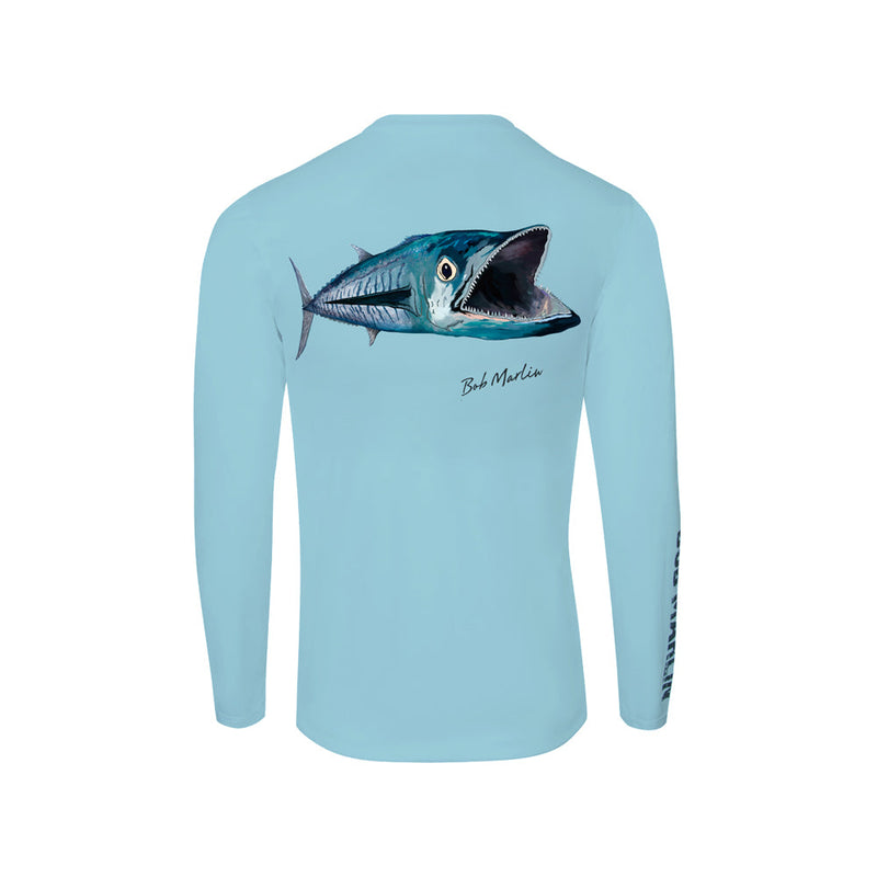 Bob Marlin Performance Shirt Natty King Coastal Blue