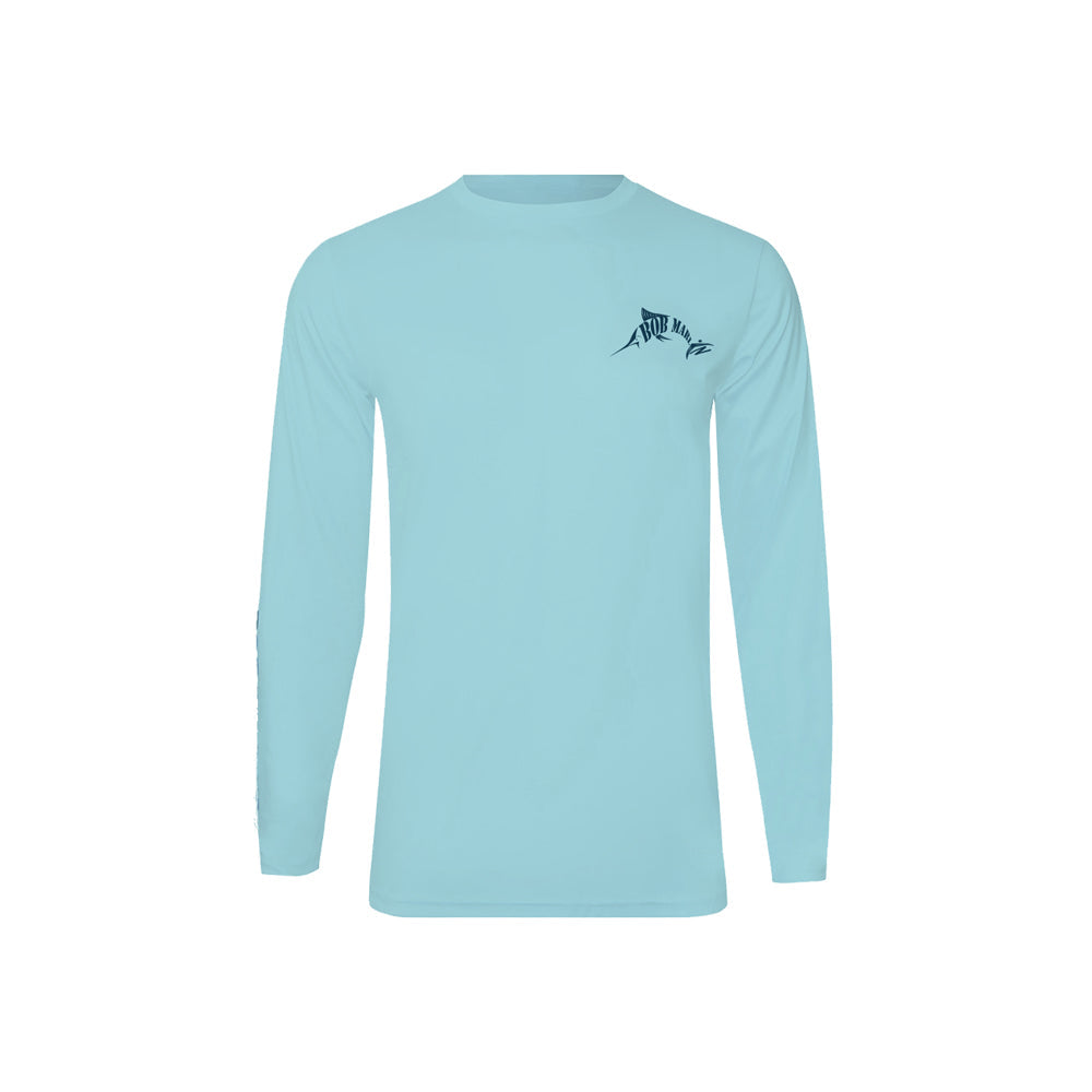 Bob Marlin Performance Shirt Natty King Coastal Blue