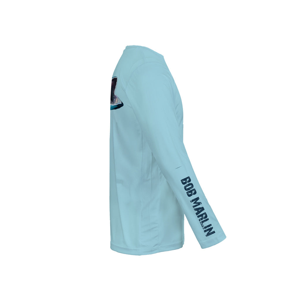 Bob Marlin Performance Shirt Natty King Coastal Blue