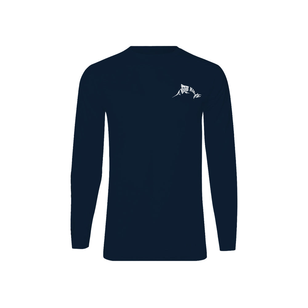 Bob Marlin Performance Shirt Natty Lobster Navy - Youth
