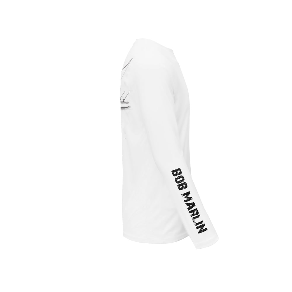 Bob Marlin Performance Shirt Natty Lobster White