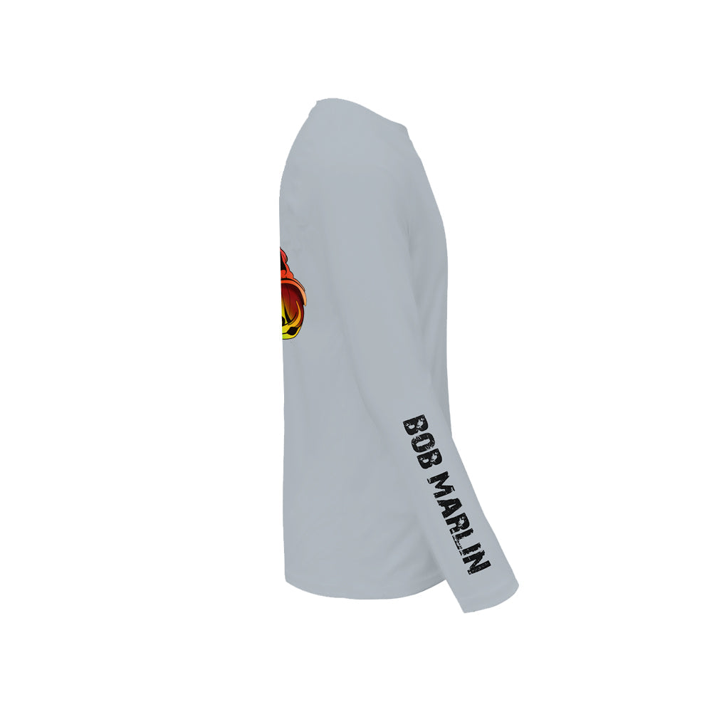 Bob Marlin Performance Shirt Rasta Bass Grey