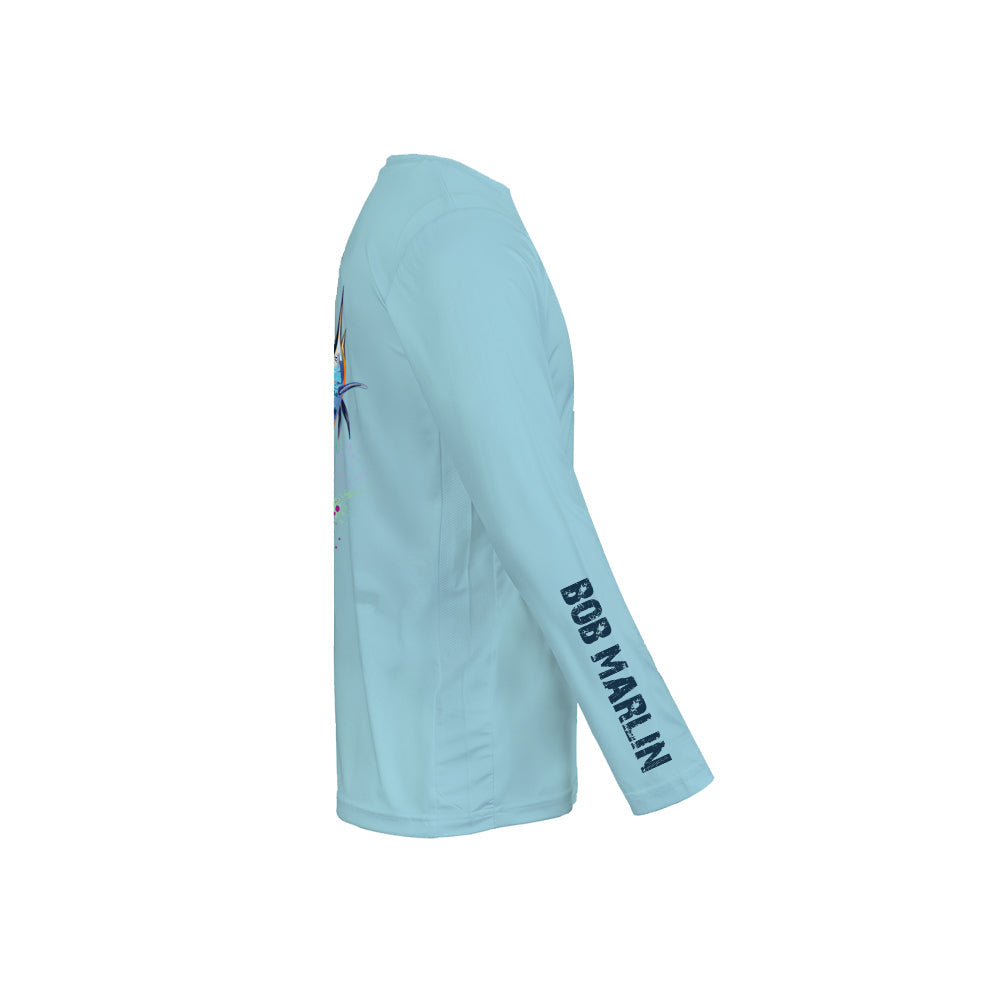 Bob Marlin Performance Shirt Sail Rebel Coastal Blue