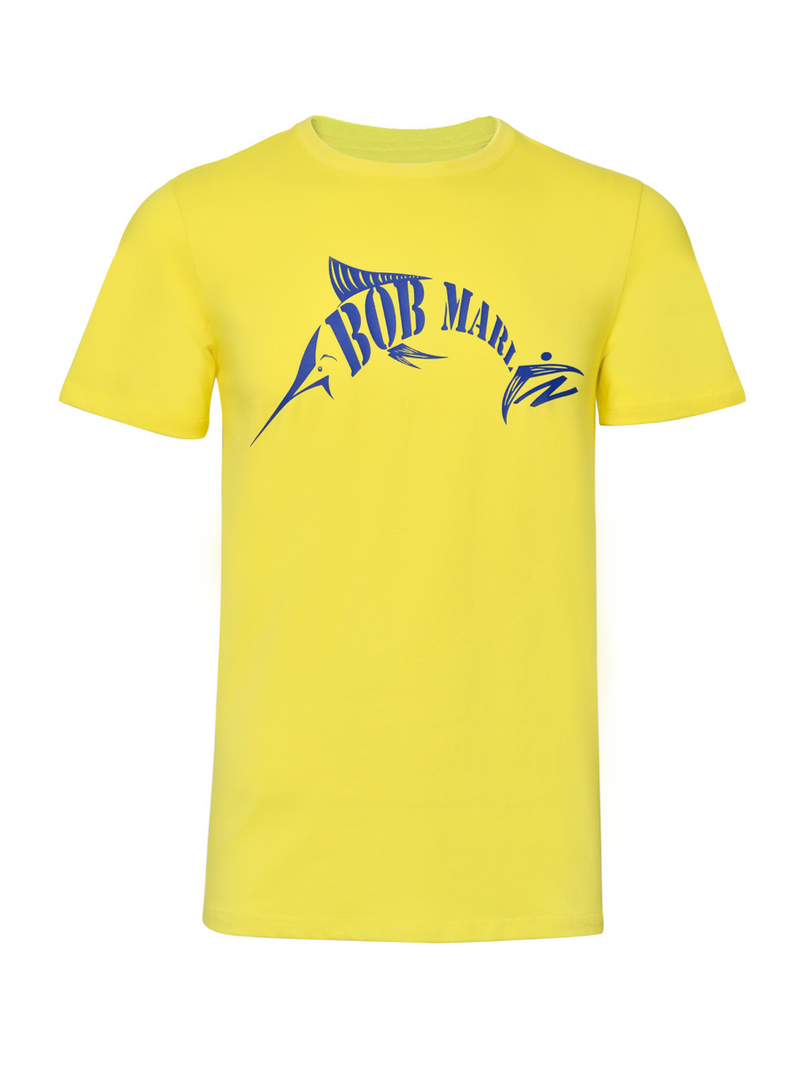 Bob Marlin T-Shirt BM Yellow - T-Shirts (view 1 of 3)