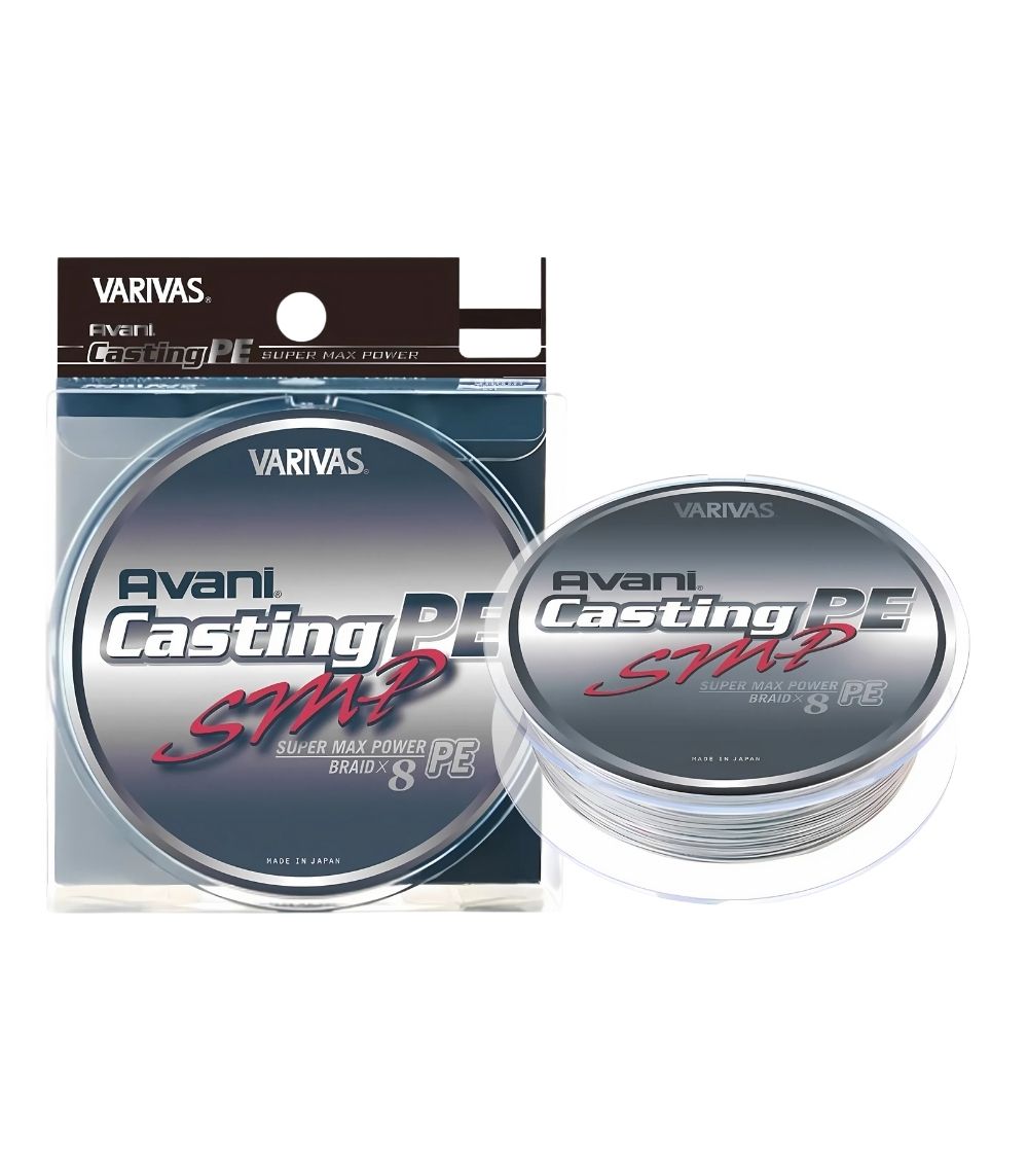 Varivas Avani Casting SMP PE – 8-Strand Braided Fishing Line - 300m, PE 3 (50 lb)