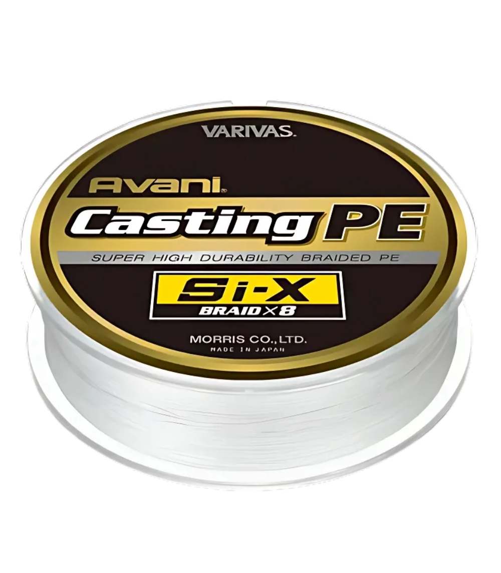 Varivas Avani Casting PE SiX – Premium 8 Strand Braided Fishing Line - 300m, PE 5 (80 lb)