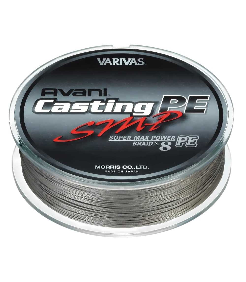 Varivas Avani Casting SMP PE – 8-Strand Braided Fishing Line - 300m, PE 4 (70 lb)