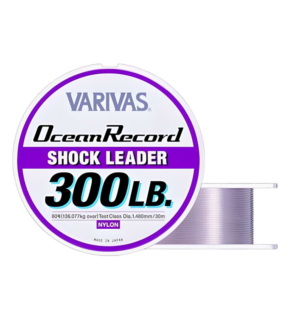 Varivas Ocean Record Shock Leader - 30m (300 lb)